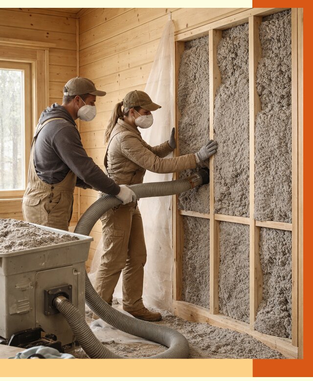 Утепление дачного дома эковатой в Долгопрудном от 1471 руб./м2 — комплексно, ТепломастерДлг