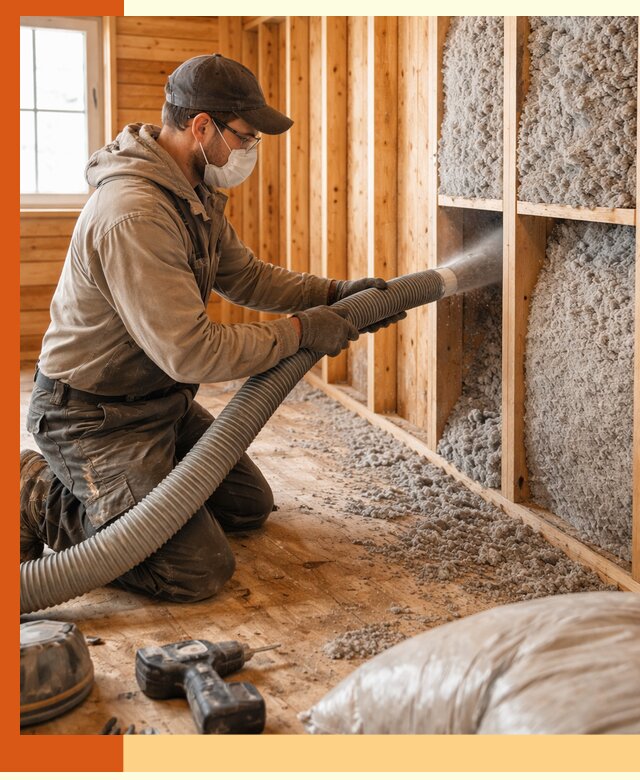 Утепление дачного дома эковатой в Долгопрудном — быстро и надёжно