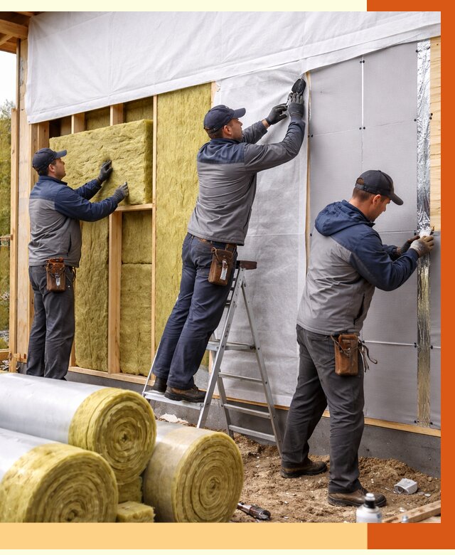 Утепление каркасного дома в Долгопрудном от 4261 руб./м2 — профессионально | ТепломастерДлг