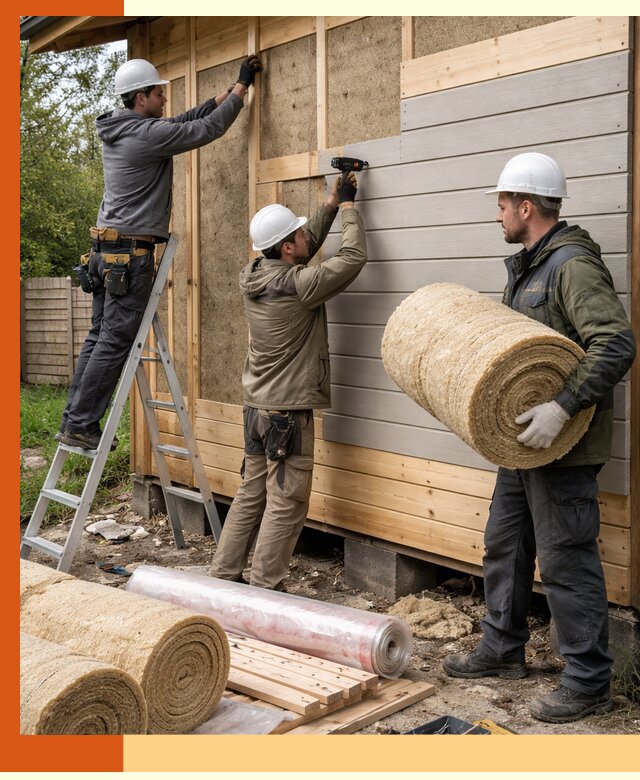 Утепление бани снаружи в Долгопрудном профессионально и надежно