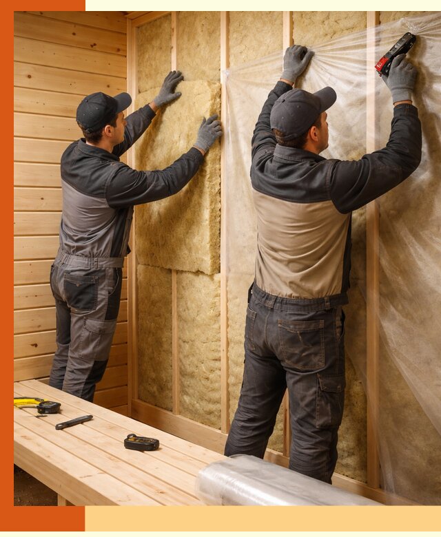 Профессиональное утепление сауны в Долгопрудном с гарантиями качества