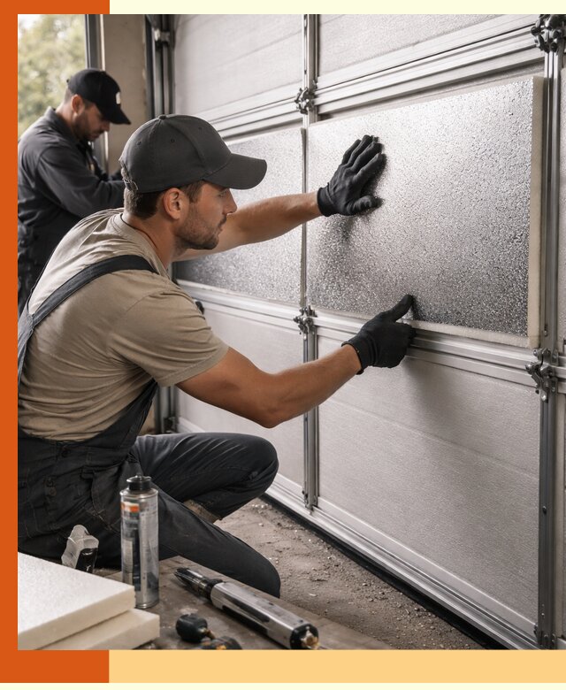 Утепление гаражных ворот в Долгопрудном качественно и надежно