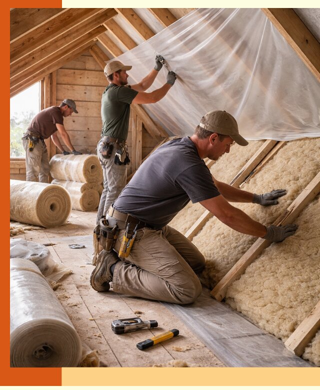 Утепление крыши изнутри в Долгопрудном: профессионально и надежно