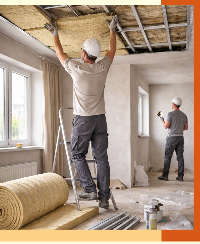 Утепление потолка в частном доме в Долгопрудном от 964 руб./м² — работы под ключ | ТепломастерДлг