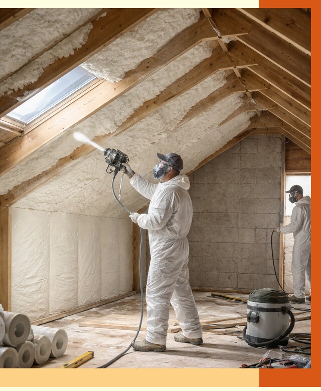 Утепление мансарды ППУ в Долгопрудном от 2790 руб./м² — заказать под ключ | ТепломастерДлг