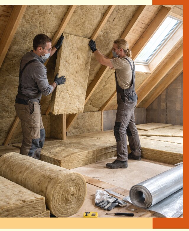 Утепление мансарды минватой в Долгопрудном от 4261 руб./м2 — монтаж и пароизоляция | ТепломастерДлг