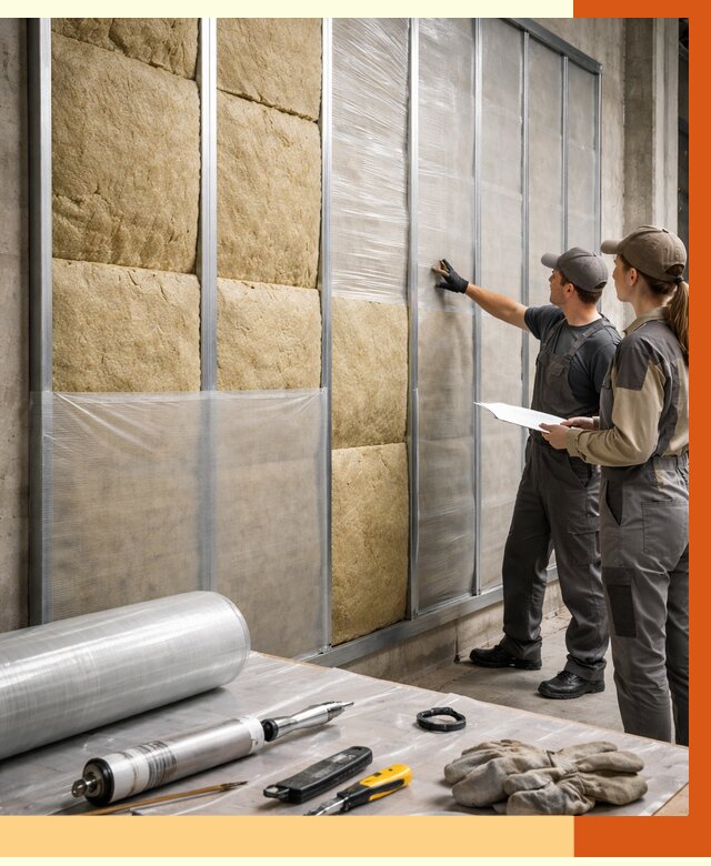 Утепление склада химсырья в Долгопрудном от 4566 руб. под ключ | ТепломастерДлг