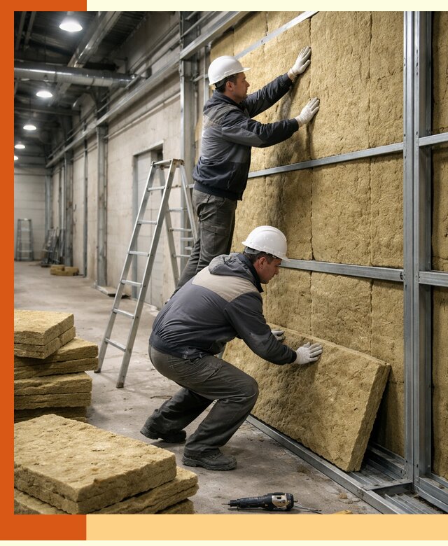 Утепление цеха под ключ в Долгопрудном с гарантией качества