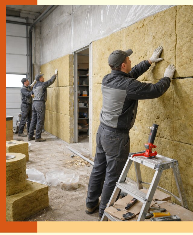 Утепление автосервиса и мастерских в Долгопрудном качественно и надёжно