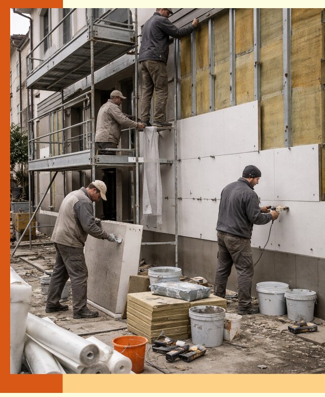 Утепление гостиницы под ключ в Долгопрудном с гарантией качества