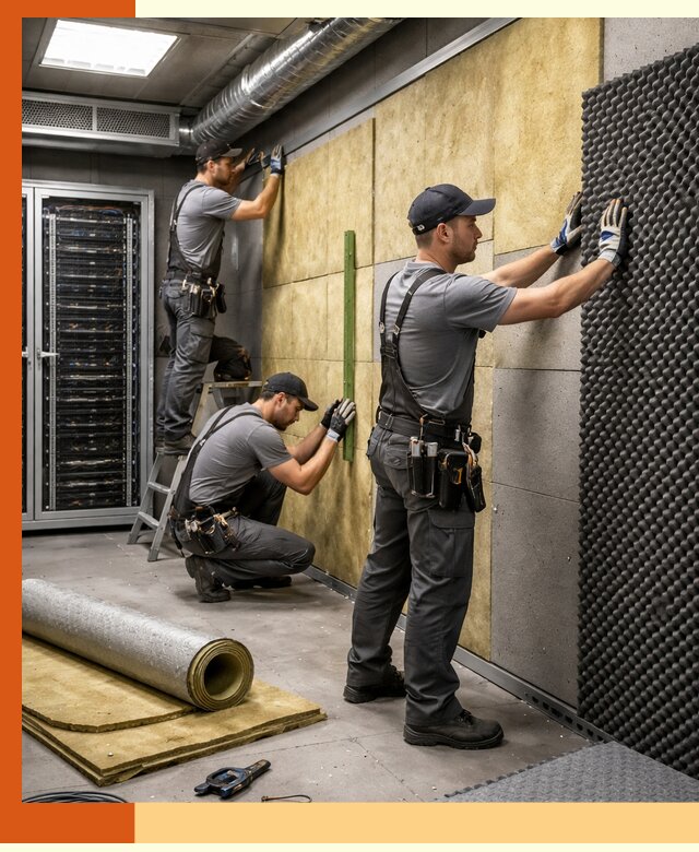 Утепление серверной комнаты профессионально в Долгопрудном