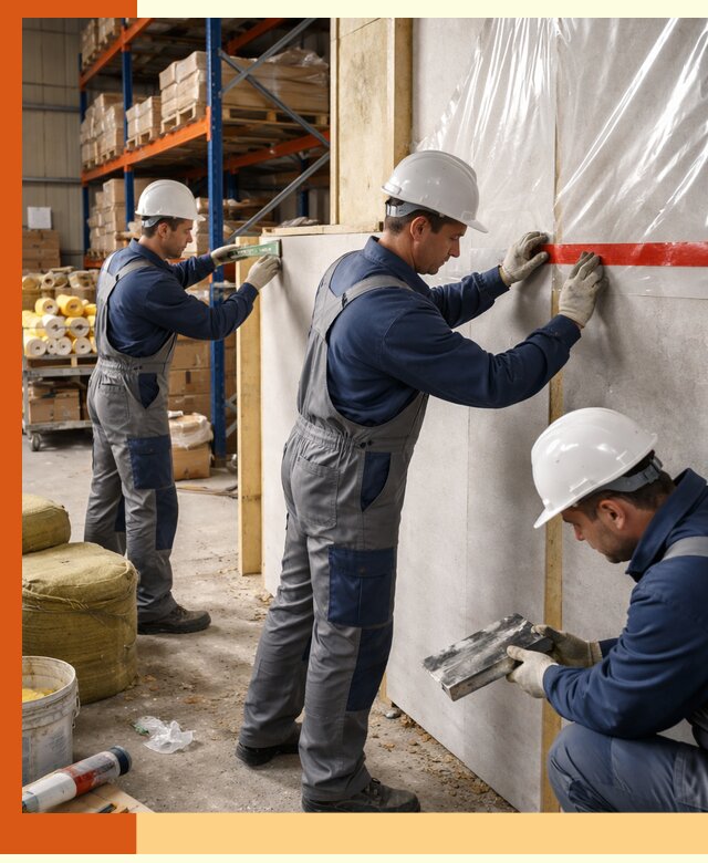 Утепление теплого склада под ключ в Долгопрудном