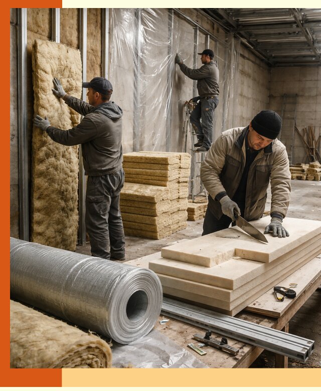 Утепление торгового склада в Долгопрудном с энергоэффективными решениями