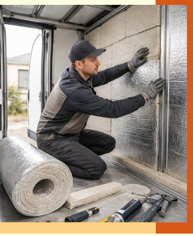 Утепление фургона рефрижератора в Долгопрудном от 12683 руб./м² под ключ | ТепломастерДлг