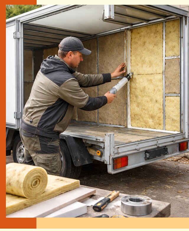 Профессиональное утепление прицепа в Долгопрудном для любых условий