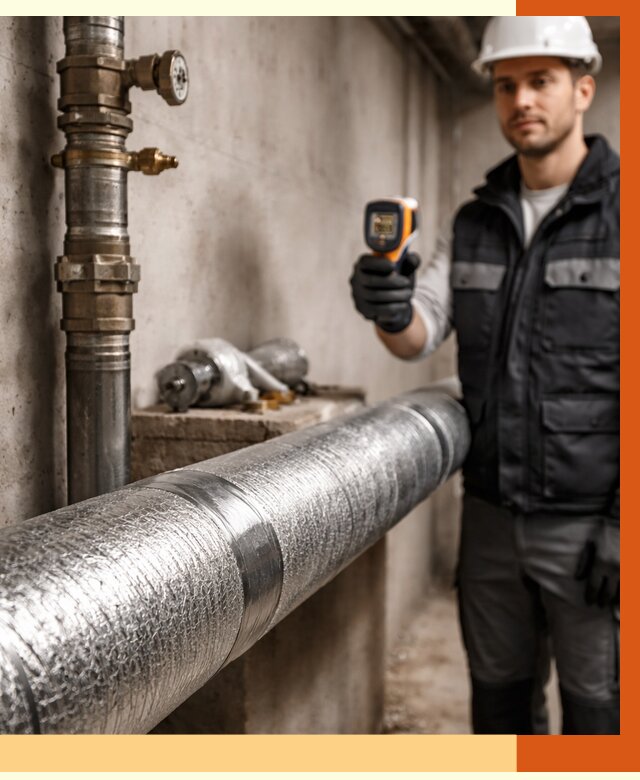 Утепление труб водоснабжения в Долгопрудном от 8624 руб. за м² — услуги ТепломастерДлг