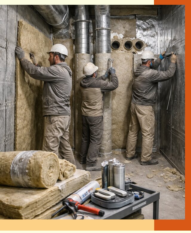 Утепление венткамеры в Долгопрудном под ключ от 1471 руб. — профессионально | ТепломастерДлг