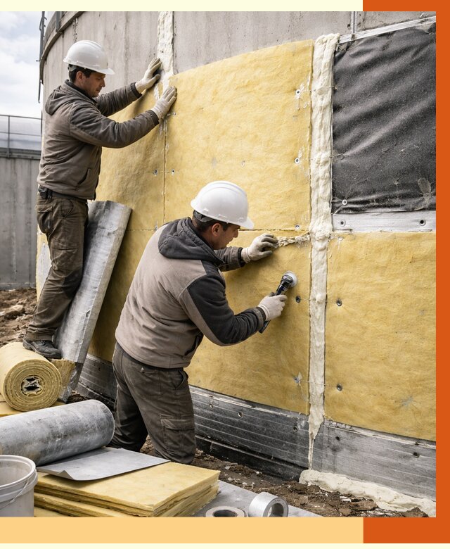 Утепление резервуара в Долгопрудном от 27902 руб/м2 — монтаж ППУ и комплекс под ключ | ТепломастерДлг