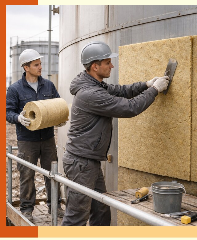 Профессиональное утепление резервуара и теплоизоляция в Долгопрудном