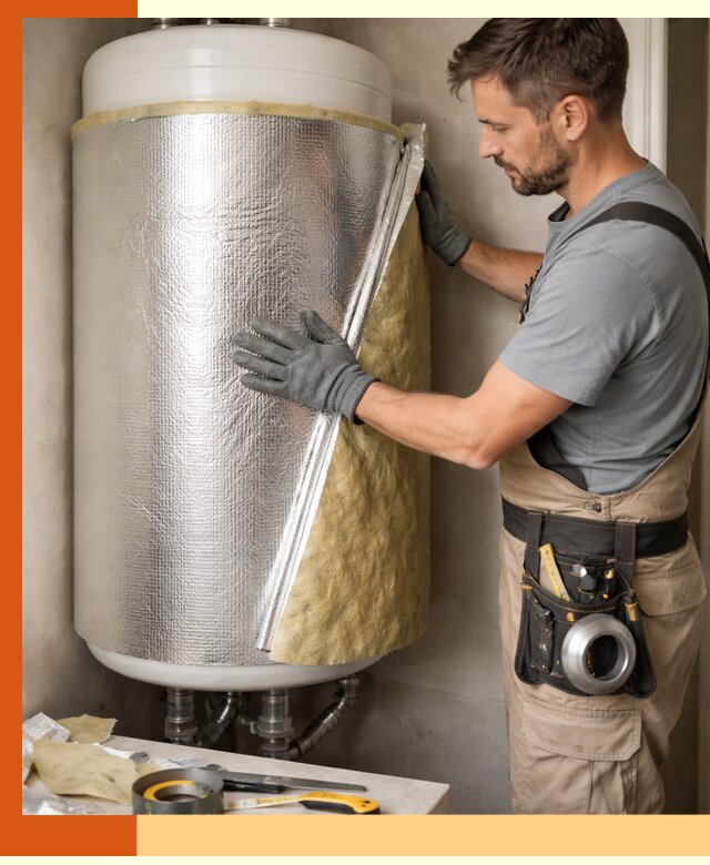 Утепление бойлера в Долгопрудном для снижения теплопотерь и экономии энергии