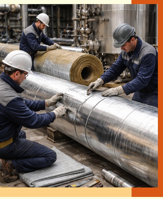 Утепление технологического оборудования в Долгопрудном от 4261 руб. за м2 | ТепломастерДлг