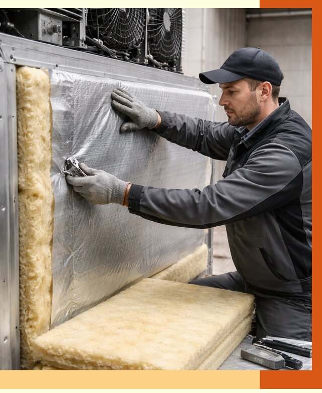 Утепление холодильного агрегата в Долгопрудном от 8624 руб. под ключ | ТепломастерДлг