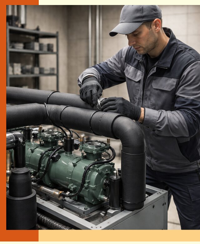 Утепление холодильного агрегата и теплоизоляция в Долгопрудном