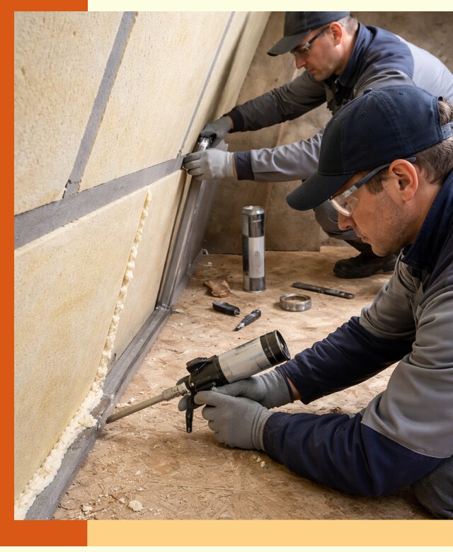 Герметизация стыков ППУ в Долгопрудном — надежное уплотнение швов