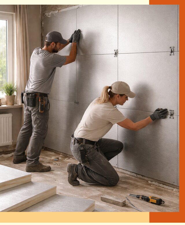 Утепление PIR панелями в Долгопрудном от 4261 руб. под ключ | ТепломастерДлг