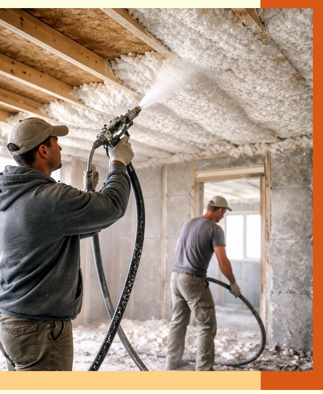 Утепление пеноизолом в Долгопрудном от 1623 руб./м2 под ключ | ТепломастерДлг