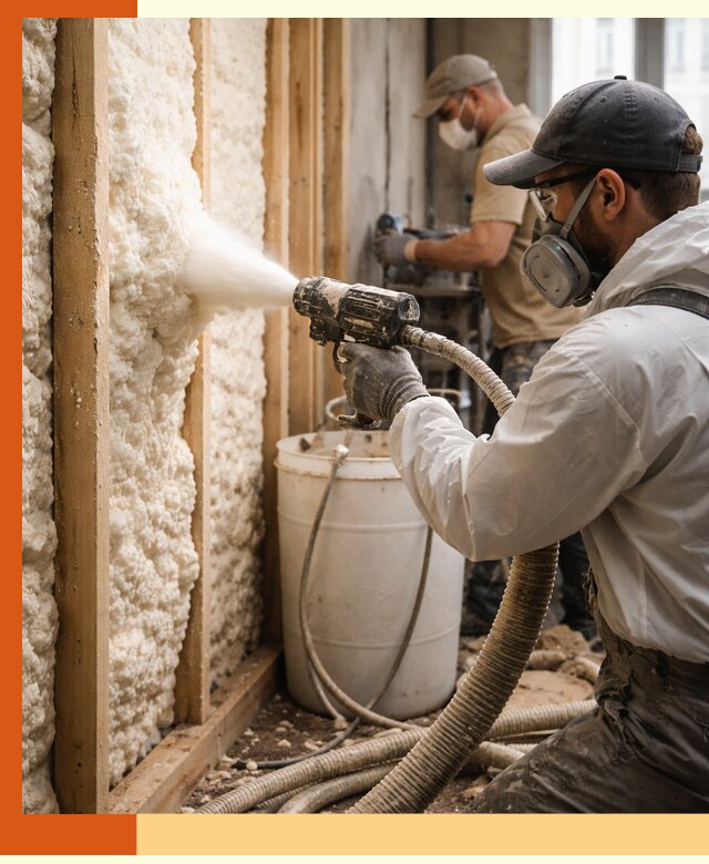 Утепление пеноизолом жилых и коммерческих объектов в Долгопрудном