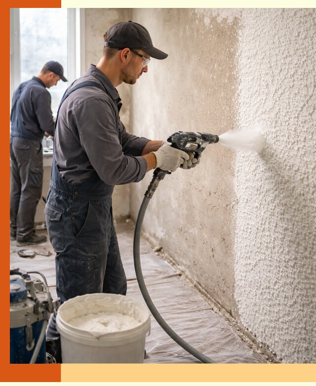 Утепление стен жидкой теплоизоляцией в Долгопрудном для квартир и домов