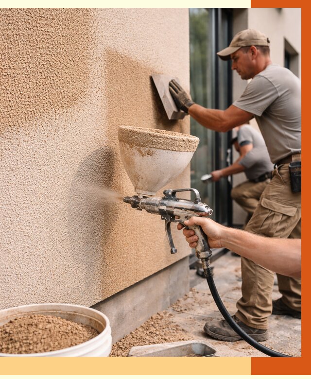 Утепление фасада жидкой пробкой в Долгопрудном от 4870 руб./м² под ключ | ТепломастерДлг