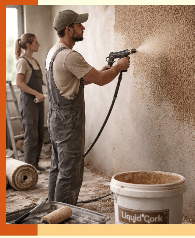 Утепление стен жидкой пробкой в Долгопрудном эффективное и долговечное