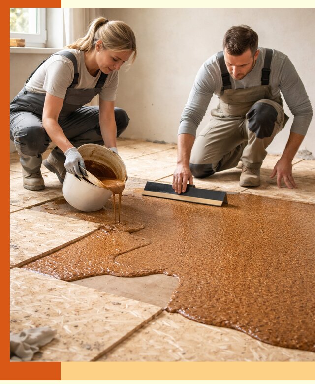 Утепление пола жидкой пробкой в Долгопрудном для квартир и домов