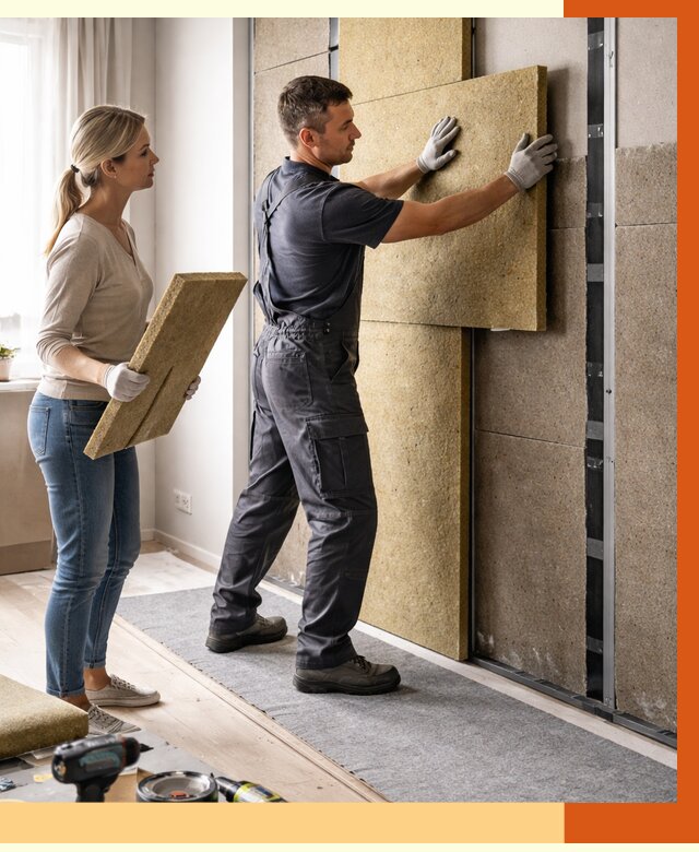 Профессиональная шумоизоляция квартиры в Долгопрудном от 7610 руб. за м2 | ТепломастерДлг