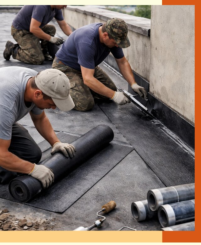 Гидроизоляция кровли в Долгопрудном от 4566 руб. — профессиональная гидроизоляция крыши | ТепломастерДлг