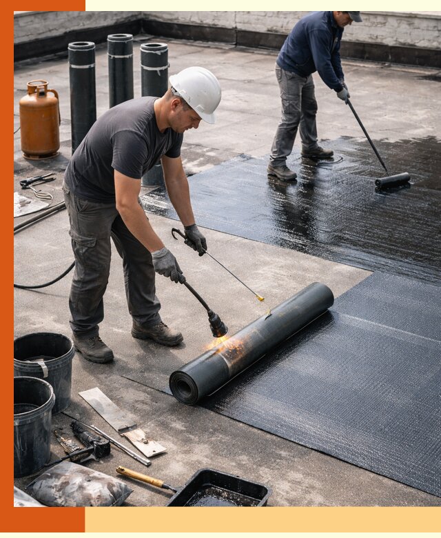 Гидроизоляция кровли в Долгопрудном — надежная защита от протечек