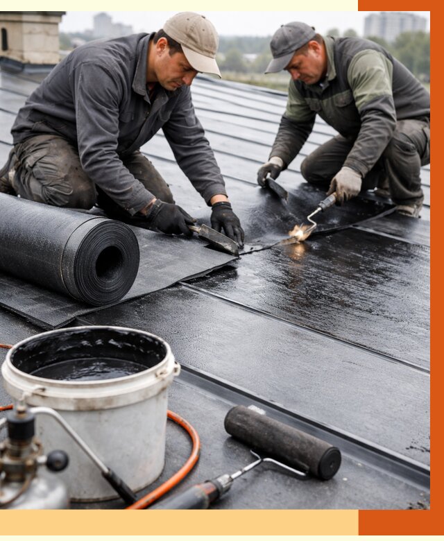 Гидроизоляция фальцевой кровли в Долгопрудном от 7610 руб. под ключ | ТепломастерДлг