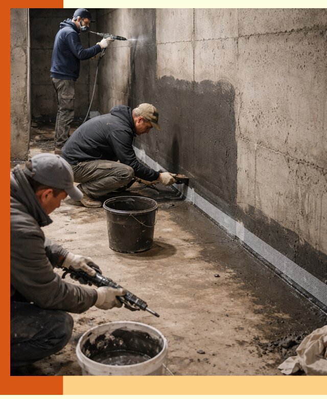 Гидроизоляция подвала в Долгопрудном — комплексная защита от влаги