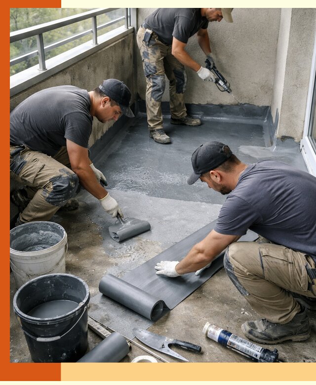 Гидроизоляция балкона в Долгопрудном: надежная защита от протечек