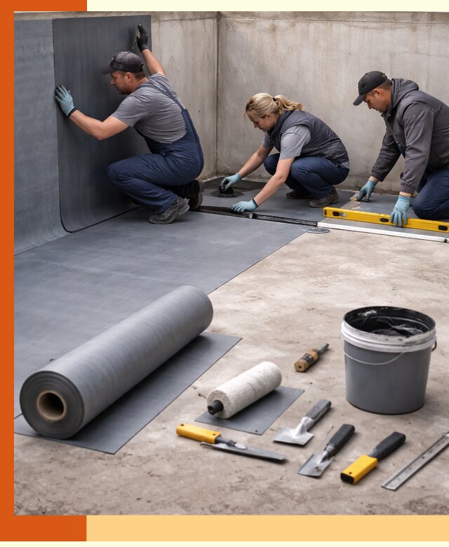 Гидроизоляция бассейна под ключ в Долгопрудном — надежная защита и герметизация