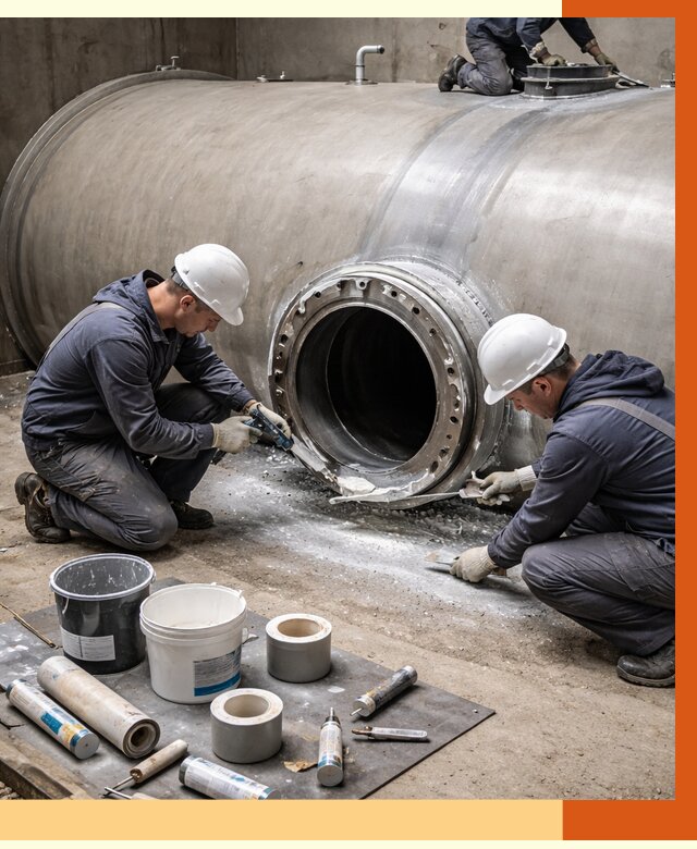 Гидроизоляция резервуара с топливом в Долгопрудном от 76095 руб. под ключ | ТепломастерДлг