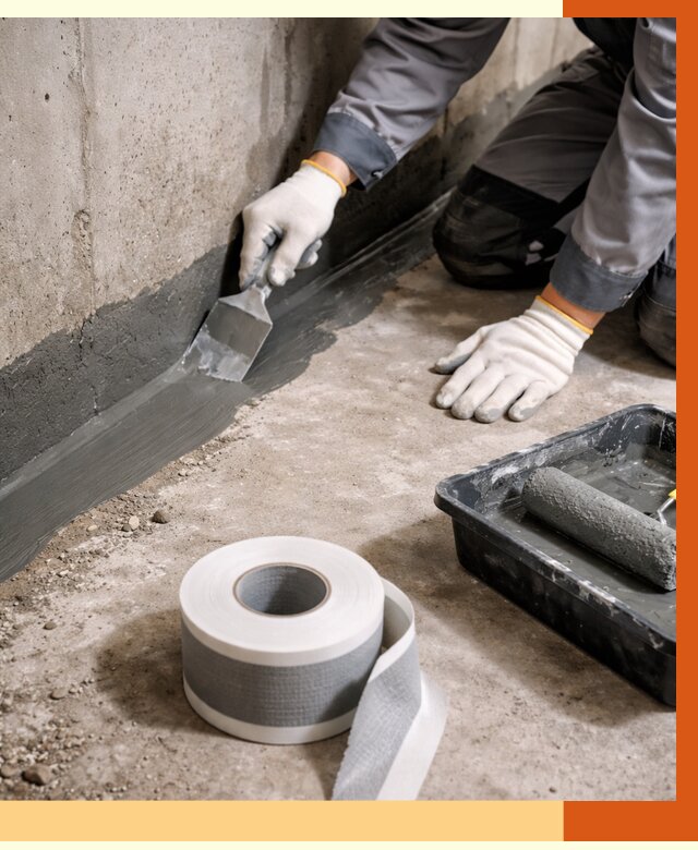 Гидроизоляция швов и герметизация стыков в Долгопрудном от 1268 руб. | ТепломастерДлг