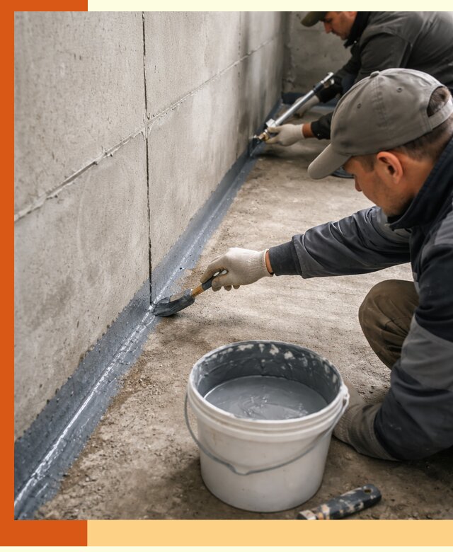 Гидроизоляция швов зданий и конструкций в Долгопрудном