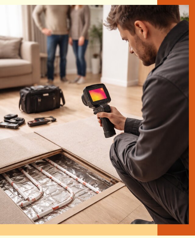 Тепловизионное обследование теплого пола в Долгопрудном от 4566 руб. — ТепломастерДлг