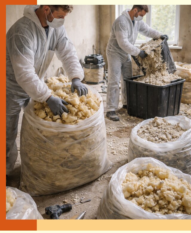 Утилизация старого утеплителя в Долгопрудном быстро и безопасно