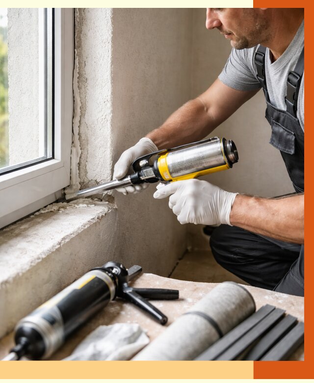 Герметизация стыков и примыканий в Долгопрудном от 1218 руб. под ключ | ТепломастерДлг