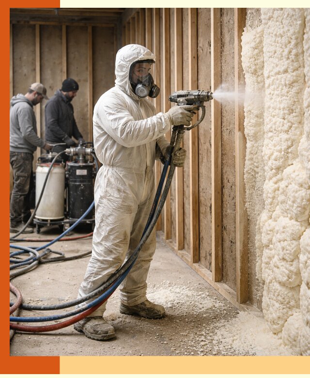 Обучение напылению ППУ: курсы для специалистов в Долгопрудном